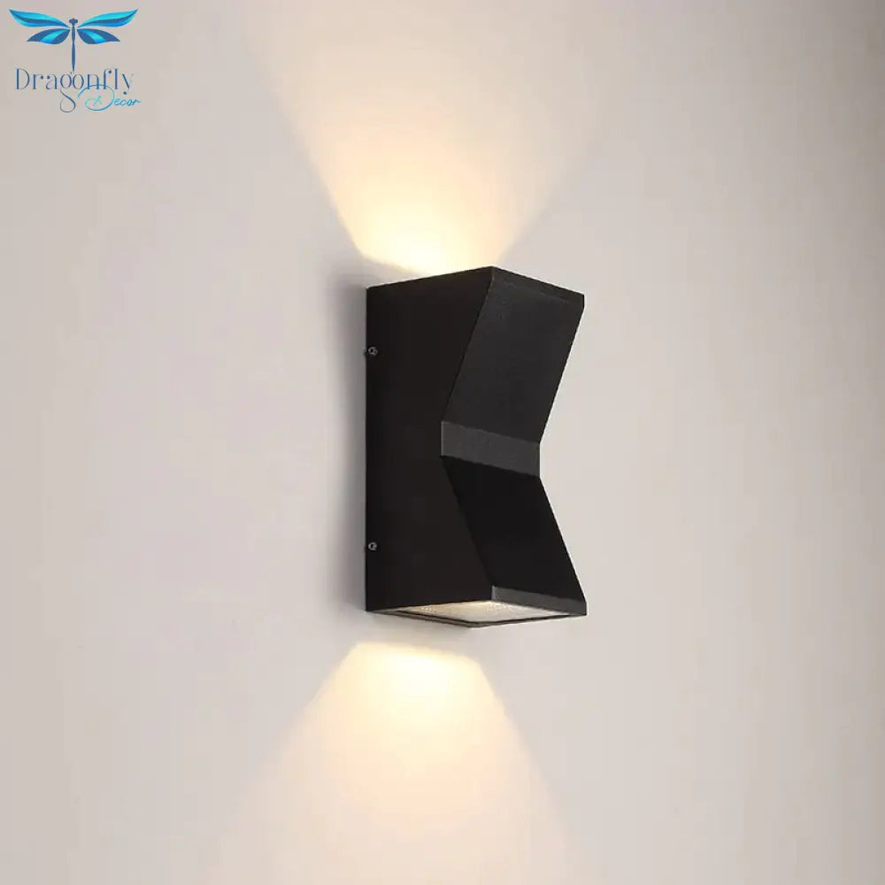 Modern Simple Creative Outdoor Waterproof Wall Lamp Led Courtyard Lamps Gate Terrace Balcony Garden