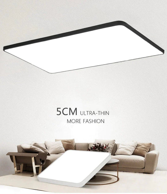Nathaly - Ultra - Thin Square Led Surface Mount Ceiling Lamp