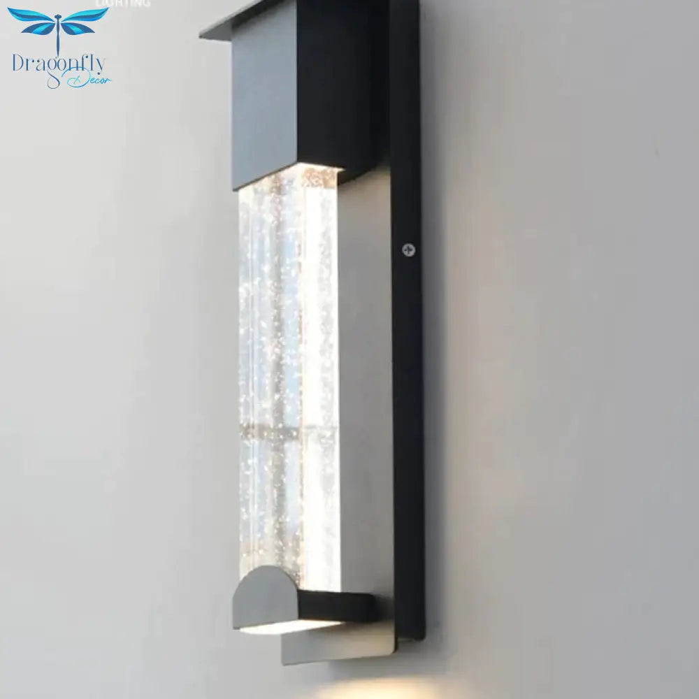 New Led Wall Lighting Pir Motion Sensor Crystal Outdoor Ip65 Waterproof Street Lamp For Balcony