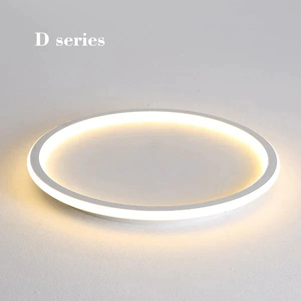 New Modern Black White Ultra - Thin Led Ceiling Light Rectangular Round Bedroom Lamp Living Room D