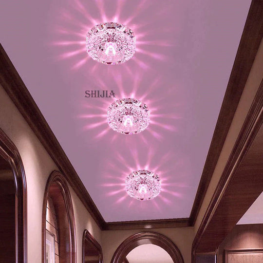 Nia - Flush Mount Small Led Ceiling Light For Art Gallery Decoration Front Balcony Lamp Porch Light