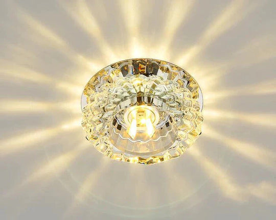 Nia - Flush Mount Small Led Ceiling Light For Art Gallery Decoration Front Balcony Lamp Porch Light