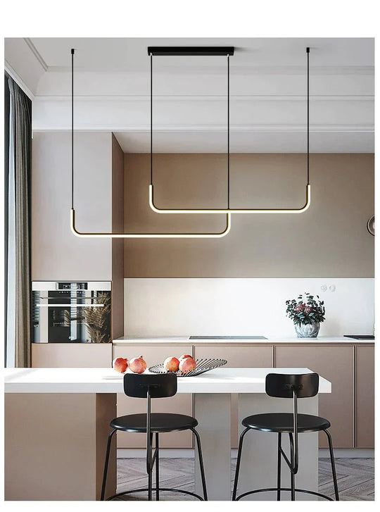 Amelia’s Geometric Delight: Modern Led Pendant Light For Your Kitchen Or Dining Room