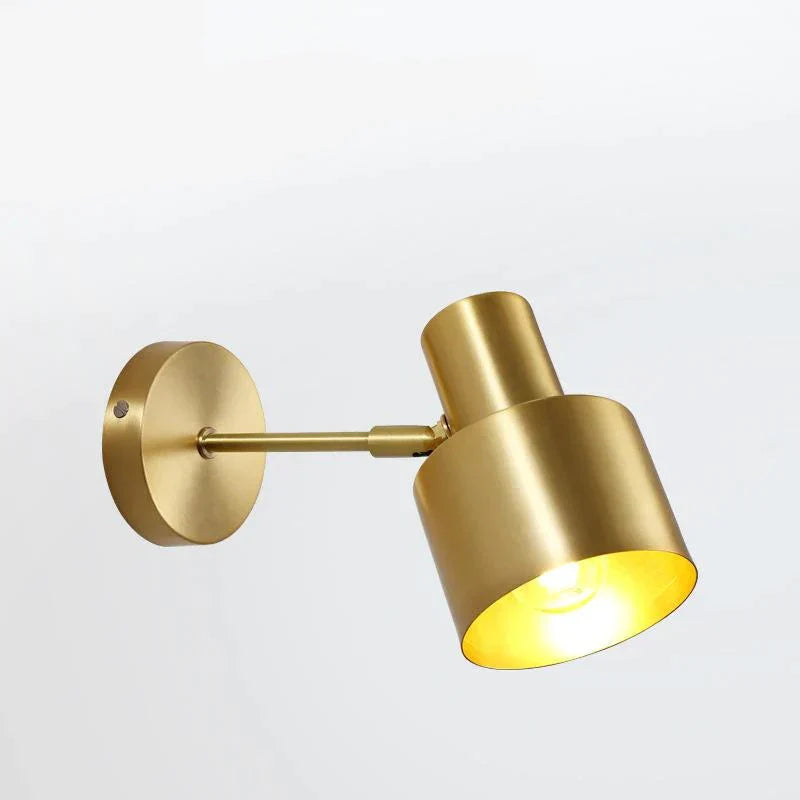Nordic All - Copper Wall Lamp Bedroom Bedside Simple Modern Creative Aisle Corridor Living Room