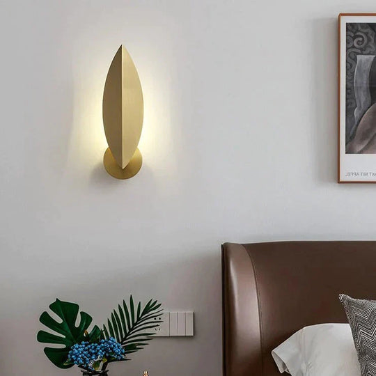 Nordic Bedroom Adjustable Copper Wall Lamp Lamps
