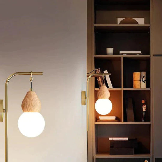 Nordic Corridor Bedside Lamp Copper Wall Lamps