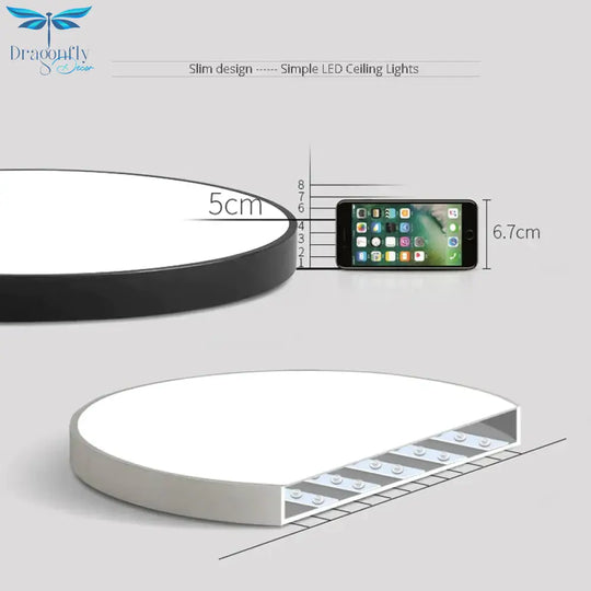 Nordic Led Ceiling Lights Ultra Thin Modern Lighting