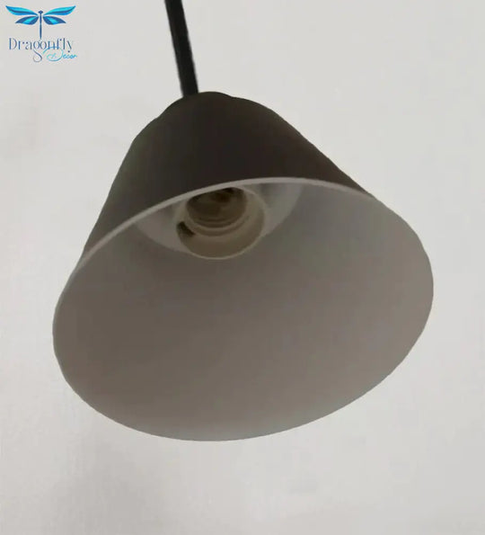 Nordic Modern Hanging Lights E27 Aluminum Wood Pendant Lights Household Restaurant Decorative