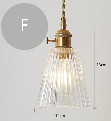 Nordic Post - Modern Creative Glass Single - Head E27 Pendant Light For Dining Room Living Bedroom