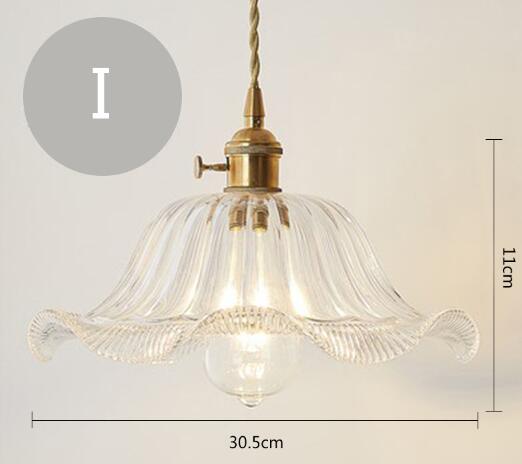 Nordic Post - Modern Creative Glass Single - Head E27 Pendant Light For Dining Room Living Bedroom