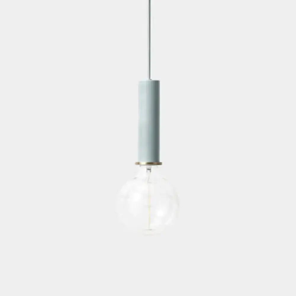 Nordic Simple Pendant Lights Suspension Aluminum Tube E27 Lamps Holder Dining Table Kitchen Bedside