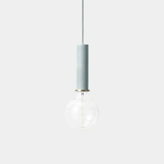 Nordic Simple Pendant Lights Suspension Aluminum Tube E27 Lamps Holder Dining Table Kitchen Bedside