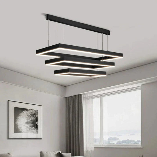 Nova - Minimalist Rectangle Creative Chandelier