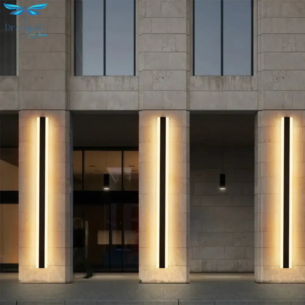 Outdoor Aluminium Waterdichte Wall Mounted Lamp Moderne Ip65 Led Verlichting Tuin Veranda Blaker