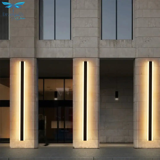 Outdoor Aluminium Waterdichte Wall Mounted Lamp Moderne Ip65 Led Verlichting Tuin Veranda Blaker