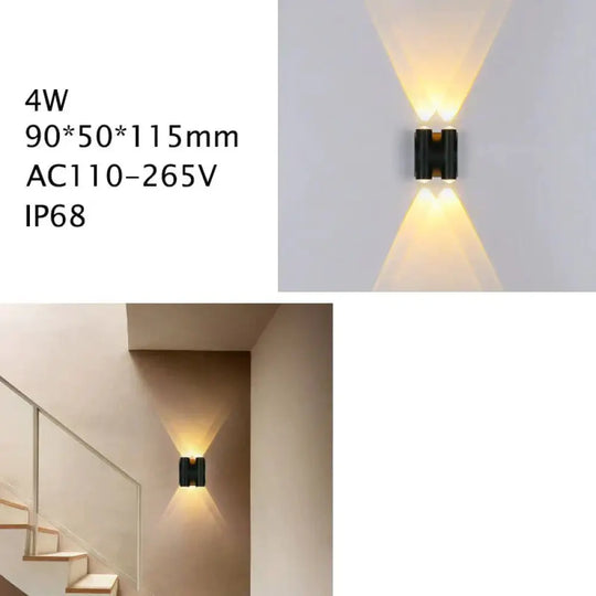 Outdoor Lighting Led Garden Light Alumunim Wall Lamp Villa Porch Street Sconce Lightings 110V -