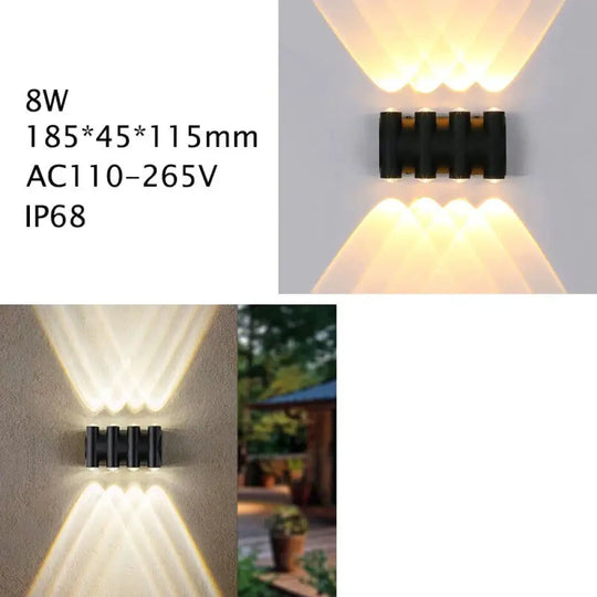 Outdoor Lighting Led Garden Light Alumunim Wall Lamp Villa Porch Street Sconce Lightings 110V -
