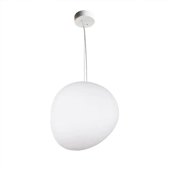 Pebble Chandelier Stone Lamp Living Room Irregular Glass Special Shaped Egg Ball Goose Warm