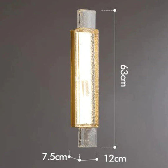 Post - Modern Luxury Simple Creative Bedroom Copper Wall Lamp Lamp / 16W Tricolor Light Lamps