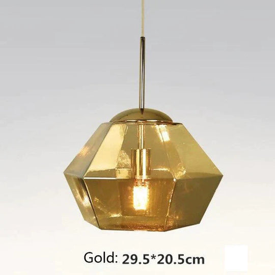 Nordic Colorful Lava Shaped Lamps E27 Led Glass Pendant Lights For Dining Room Living Bedroom Aisle