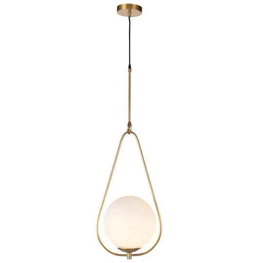 Danish Nordic Modern Round Glass Ball Chandelier For Bedroom Cafe Restaurant Bar Indoor Lighting