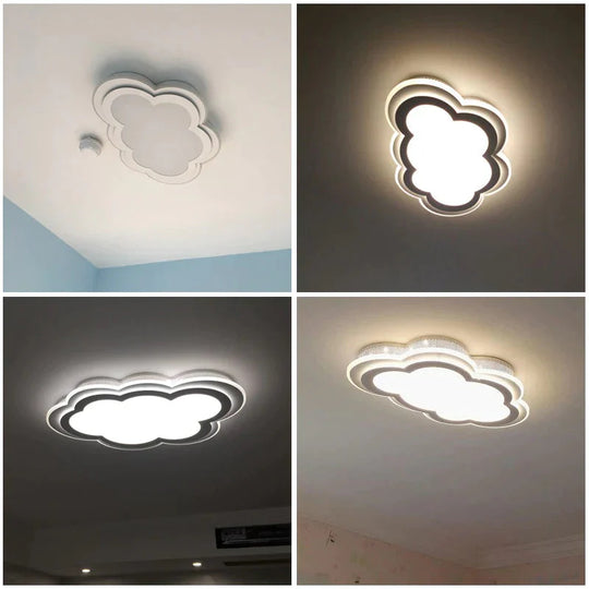 New Kids Ceiling Led Light For Bedroom Remote Control Cloud Type Mounted Luminaire Fixtures 8 - 20