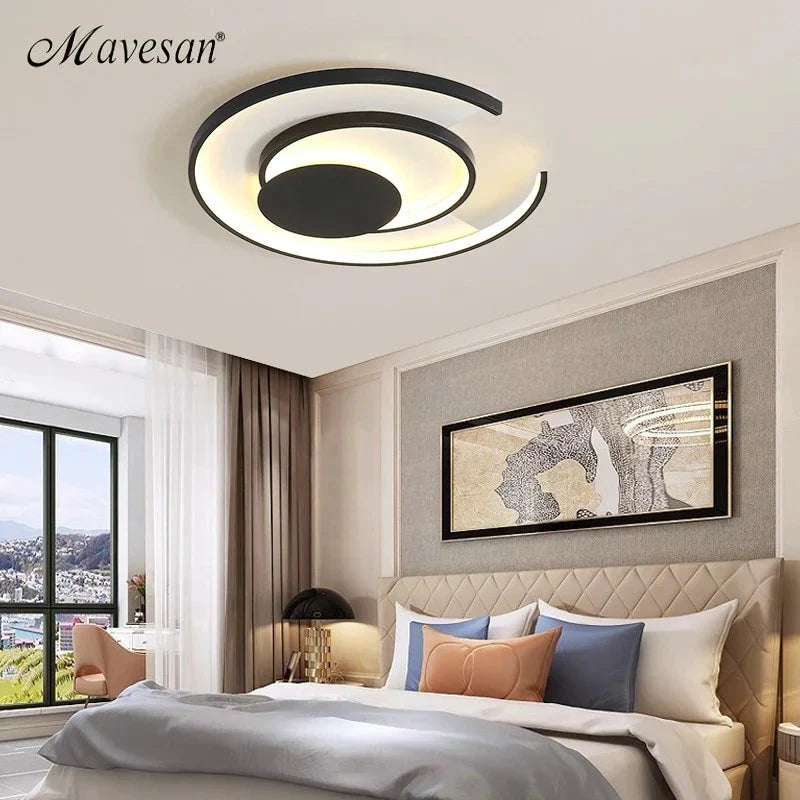 Modern Acrylic Ceiling Lights Living Room Support Remote Control Led Surface Mount Lamps Lamparas