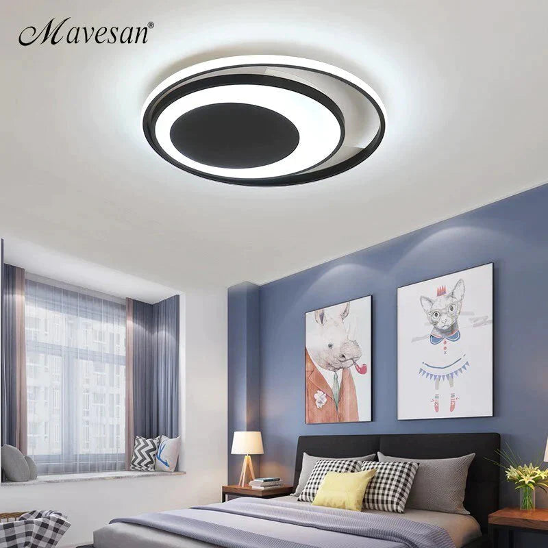 Modern Acrylic Ceiling Lights Living Room Support Remote Control Led Surface Mount Lamps Lamparas