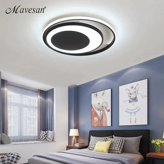 Modern Acrylic Ceiling Lights Living Room Support Remote Control Led Surface Mount Lamps Lamparas