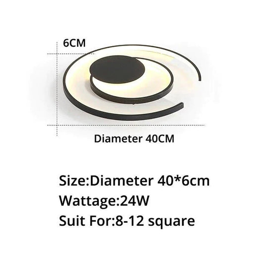 Modern Acrylic Ceiling Lights Living Room Support Remote Control Led Surface Mount Lamps Lamparas