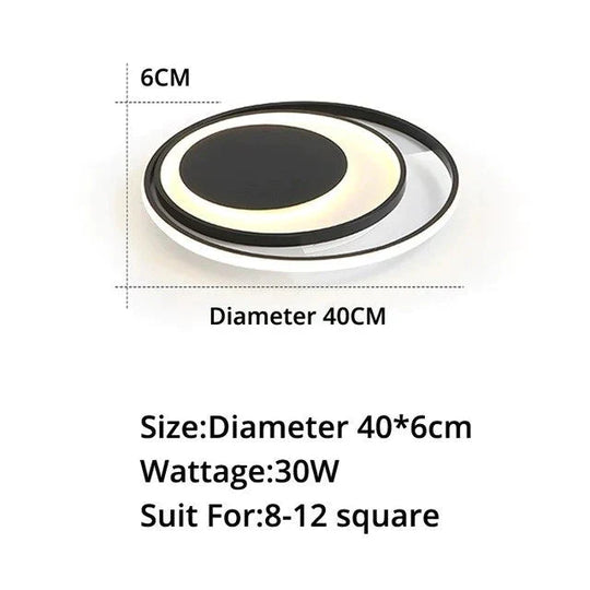 Modern Acrylic Ceiling Lights Living Room Support Remote Control Led Surface Mount Lamps Lamparas