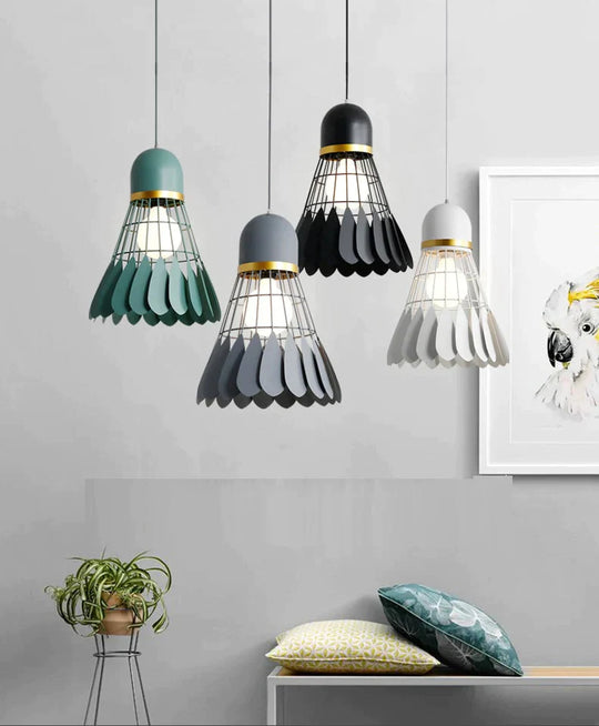 Badminton Chandelier Minimalist Modern Scandinavian Restaurant Lamp Dining Room Creative