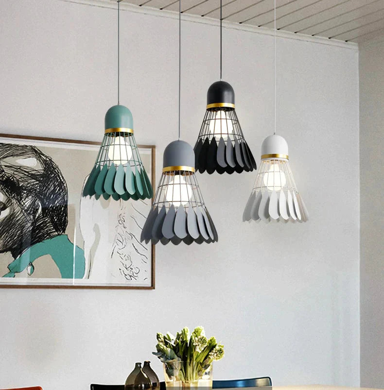 Badminton Chandelier Minimalist Modern Scandinavian Restaurant Lamp Dining Room Creative