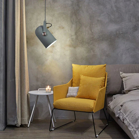 Nordic Modern E27 Pendant Light Single Headlights Lighting Decor Luminaire Droplight Lamp
