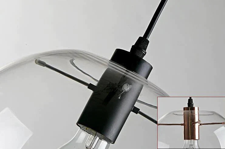 Transparent Glass Ball Lamp Restaurant Bar Modern Minimalist Single Head Personality Creative