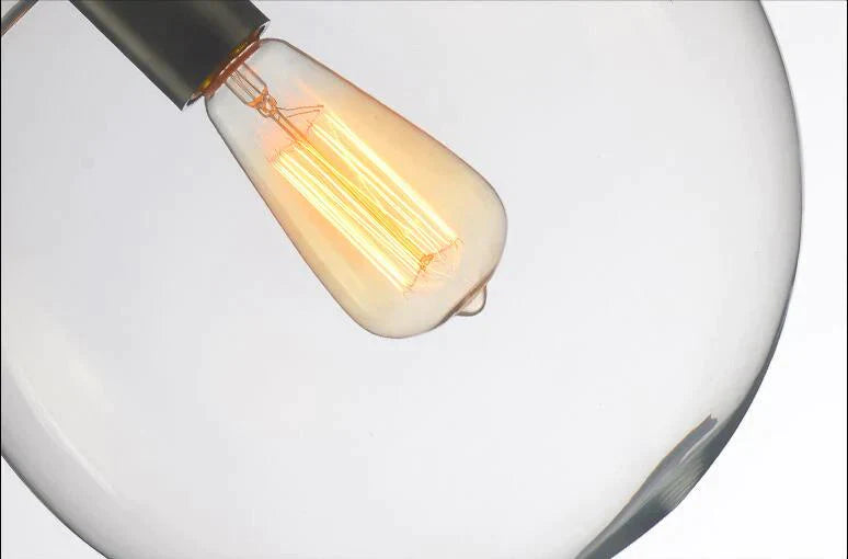 Transparent Glass Ball Lamp Restaurant Bar Modern Minimalist Single Head Personality Creative