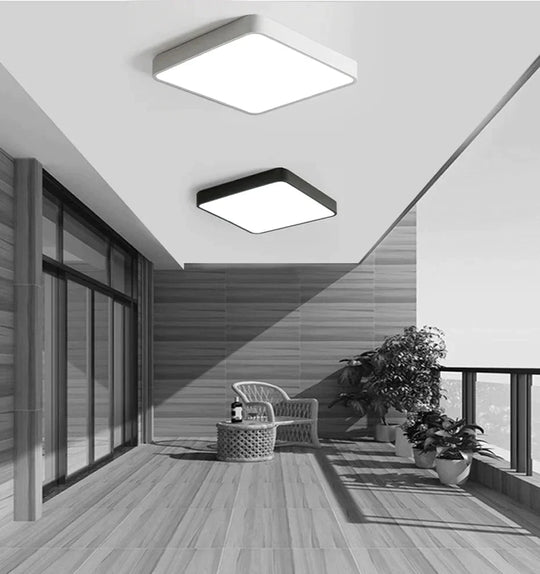 Ultra - Thin Led 5Cm Ceiling Light Modern Lamp Surface Mount Flush Panel Remote Control For