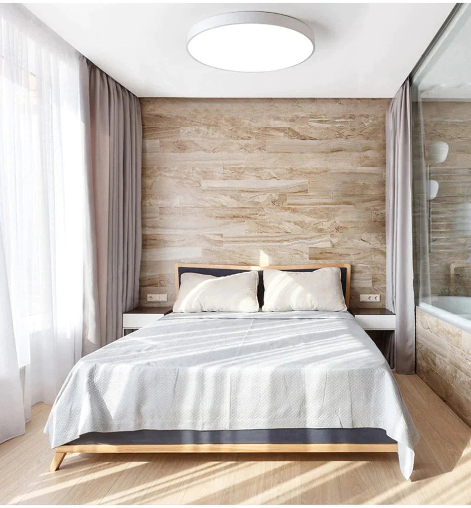 Ultra - Thin Led 5Cm Ceiling Light Modern Lamp Surface Mount Flush Panel Remote Control For