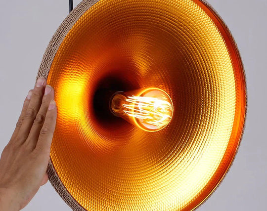 Nordic Modern Pendant Lights Kitchen Lamp Vintage Loft Ceiling Island Hanglamp Dining Room Rope