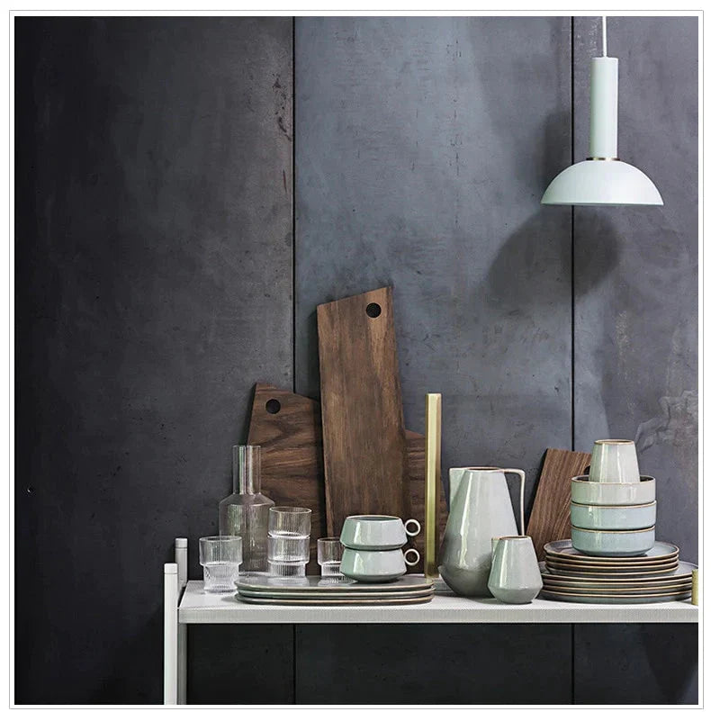 Denmark Style Led Pendant Light Metal Lamp Bedroom Cafe Hanging Drop Lighting Studio Office Parlor