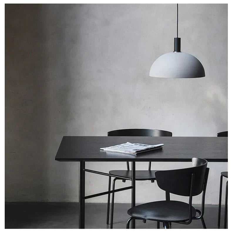 Denmark Style Led Pendant Light Metal Lamp Bedroom Cafe Hanging Drop Lighting Studio Office Parlor