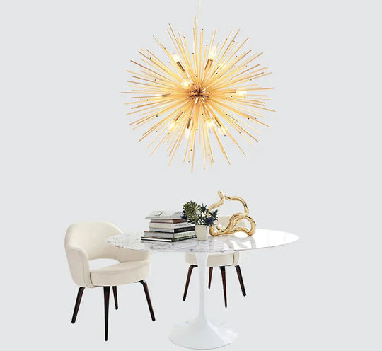 Nordic Pendant Lights Antique Living Room Handing Lamps Gold Artistic Led Lighting Industrial