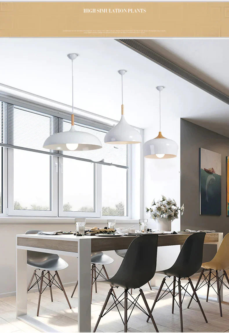 Livewin Led Hanglamp Vintage Loft Pendant Lights/Pendant Lamps Aluminum Suspension Luminaire Wood