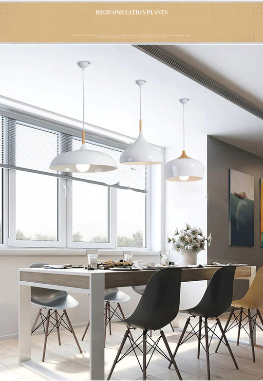 Livewin Led Hanglamp Vintage Loft Pendant Lights/Pendant Lamps Aluminum Suspension Luminaire Wood