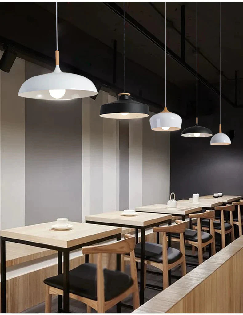 Livewin Led Hanglamp Vintage Loft Pendant Lights/Pendant Lamps Aluminum Suspension Luminaire Wood