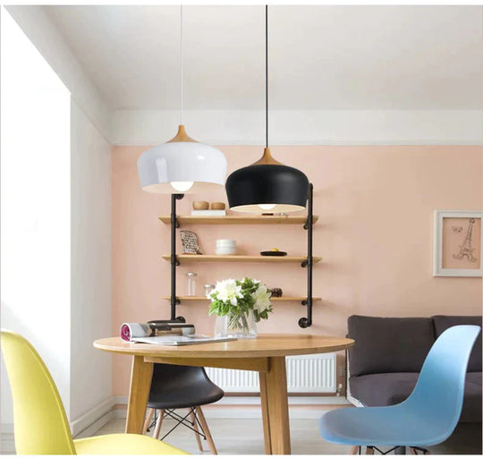 Livewin Led Hanglamp Vintage Loft Pendant Lights/Pendant Lamps Aluminum Suspension Luminaire Wood