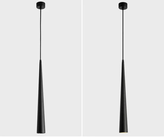 Dimmable Cob Cone Led Modern Pendant Light Aluminum&Metal Home7W /12W Hang Lamp Dining/Living Room
