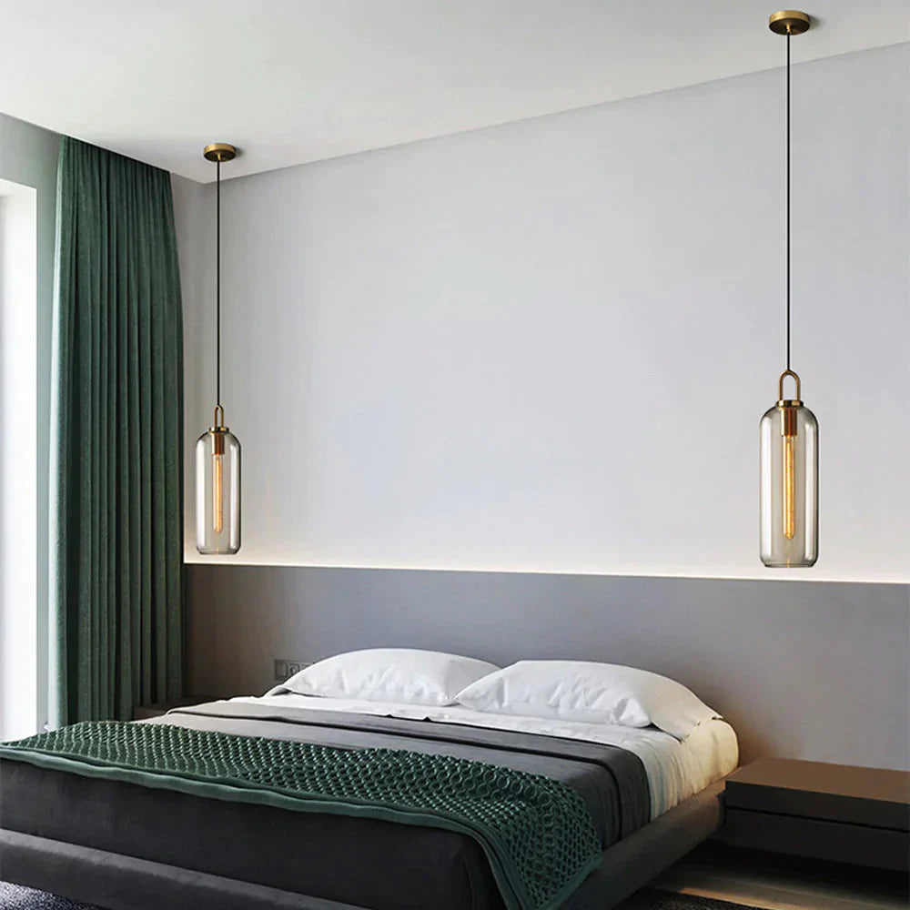 Postmodern Ins Pendant Lights Luxury Restaurant Lamps Nordic Bar Bedroom Bedside Glass Ball Single