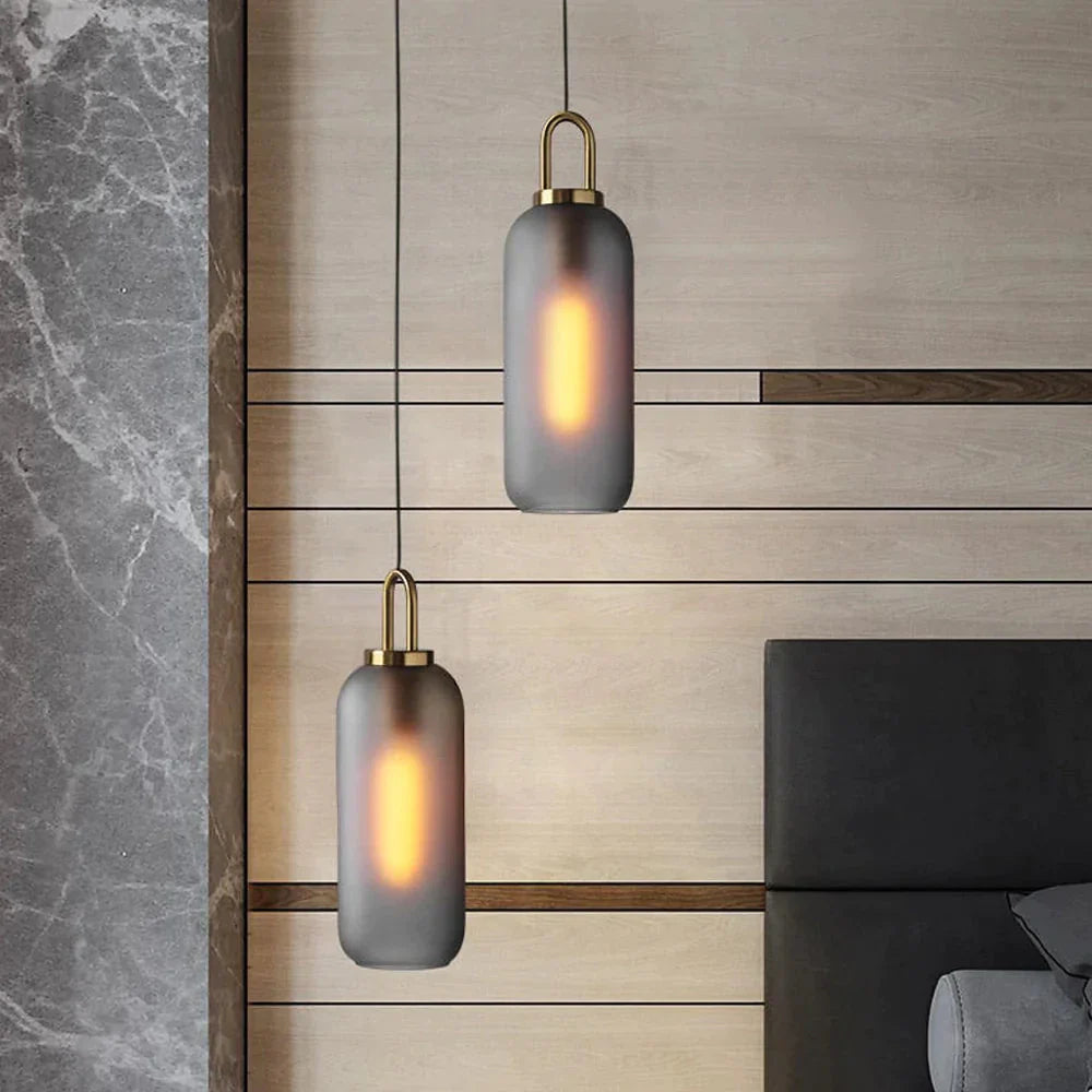 Postmodern Ins Pendant Lights Luxury Restaurant Lamps Nordic Bar Bedroom Bedside Glass Ball Single