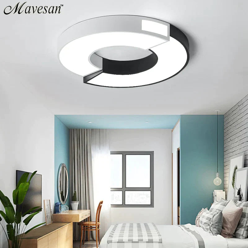 Modern Square Led Ceiling Lights For Living Room White Celling Lamps Bedroom Lighting Fixture